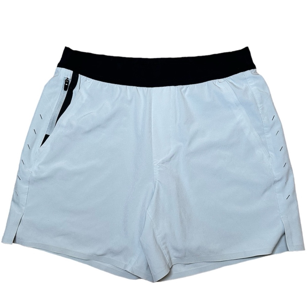 Men's Silver Lined Gym Shorts Athletic Activewear Running Workout Size M